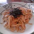 かなぽんず's cooksnap of when they made 明太子焼きうどん☆簡単☆絶品!!.