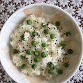 オリーブミィ's cooksnap of when they made さやを使って炊くグリーンピースご飯.