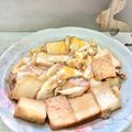 はらぺこしろうさぎ's cooksnap of when they made 余ったすき焼きのタレDE厚揚げの卵とじ☆.