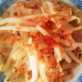 ラムレーズン中毒's cooksnap of when they made 簡単♪レンジで黒豆もやしの梅おかか和え.