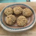 くりーた's cooksnap of when they made 簡単❁揚げないゴマ団子.