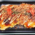 とちまる。's cooksnap of when they made お好み焼！豚カリッ☆もちチーズとろーり♪.