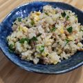 myk191103's cooksnap of when they made 大葉たっぷりそぼろチャーハン.