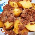 好き嫌い大王's cooksnap of when they made 簡単★新じゃがの肉ソボロあんかけ.