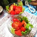 虹色♪︎ちゅーりっぷ's cooksnap of when they made 超カンタン トマトのマリネ風.