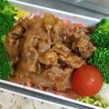 M130018's cooksnap of when they made 焼肉のタレが洋風に⁉︎豚肉玉ネギ卵炒め♡.