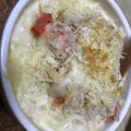 ゆか＊みく's cooksnap of when they made 玉ねぎと明太子で 簡単マカロニグラタン.