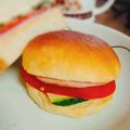 働く闘う☆スーパー母's cooksnap of when they made バンズ手作り☆ベーコンと野菜のバーガー.