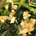 かぴばらん☆'s cooksnap of when they made 小松菜と油揚げの煮びたしみぞれポン酢.