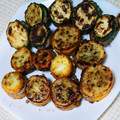 ぺらむーさん's cooksnap of when they made ＊ズッキーニのはさみ焼き＊.