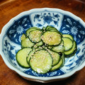 豆田茂夫's cooksnap of when they made すし酢で簡単！きゅうりの酢の物.