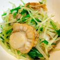 ♡usagi's cooksnap of when they made 水菜とホタテのニンニクバター醤油炒め.