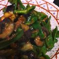piro0707's cooksnap of when they made 茄子とピーマンの味噌炒め.