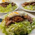 ｸﾏﾘｴ's cooksnap of when they made 豚肩ロース * ステーキ丼～♪.
