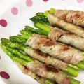 魅華千's cooksnap of when they made 簡単♪アスパラの肉巻き♪.