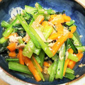 nonopeko's cooksnap of when they made 簡単１品♡小松菜と人参のツナ炒め.