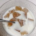 かぴーな's cooksnap of when they made サイリウムDE飲むフルーチェ風☆彡.