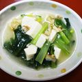クックLO5PCP☆'s cooksnap of when they made 簡単☆白と緑の麻婆豆腐.