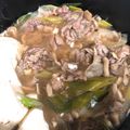 かぴーな's cooksnap of when they made ★お肉が美味しい♡すき焼き風 肉豆腐.