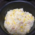 ☆かな☆ゆう☆'s cooksnap of when they made べーコーンごはん♡ (とうもろこしご飯).