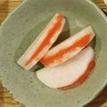 min☆___'s cooksnap of when they made 大根の明太サンド♪ タラコでもいいよ☆.