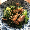 サクラポムポム's cooksnap of when they made 小松菜とツナの辛子和え.