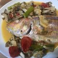 さくさっく〜's cooksnap of when they made 鯛のアクアパッツァ.