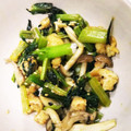 島猫。's cooksnap of when they made 小松菜とブナシメジの炒め煮.
