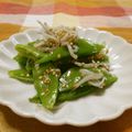 DELFT★BLUE's cooksnap of when they made パリパリ絹さやの和風ナムル.