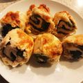 花に嵐's cooksnap of when they made ささみのチーズと大葉のくるくる焼き♪.