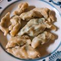 ちさもぐ's cooksnap of when they made ☆ニラと合い挽き肉の水餃子☆.
