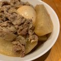 ひなコアラ's cooksnap of when they made 圧力鍋１０分で牛肉と大根の煮物！.