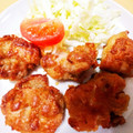 友梨香ママ's cooksnap of when they made 油少しで唐揚げ☆揚げない.