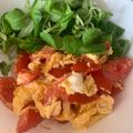 和風ツナマヨ's cooksnap of when they made トマトと卵の塩炒め.