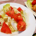 アイリッシュショコラ's cooksnap of when they made ささっと♡♥レタスとトマトのサラダ.