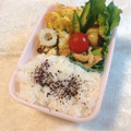 yesmama's cooksnap of when they made 小松菜とほうれん草の辛子あえ♪.