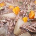 risalisaTO's cooksnap of when they made 超楽々家計に優しい大根そぼろ煮 作ります.