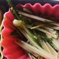 おしえてね's cooksnap of when they made 水菜 大量消費♬ゴマポンで無限水菜.