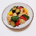 まあまま☆0403's cooksnap of when they made 鶏もも肉となすの味噌炒め【作りおき】.