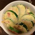 結女都's cooksnap of when they made ズッキーニとベーコンのチーズ焼き.