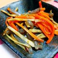 しまあか's cooksnap of when they made ピリ辛きんぴらごぼう＊常備菜・副菜.