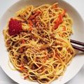 クックBM23FT☆'s cooksnap of when they made きんぴらごぼうの残り物パスタ☆.