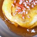 YuzReimama's cooksnap of when they made あんかけ和風オムライス(おこわリメイク).