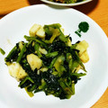 枝っち's cooksnap of when they made 小松菜とイカの炒めもの.