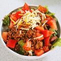 ひっちぃ★☆'s cooksnap of when they made 栄養バランス◎タコライス.
