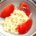 もんずん's cooksnap of when they made 塩ラーメンのトマト卵とじ.