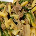 miyukichiz's cooksnap of when they made 豚肉で簡単★チンジャオロースー.