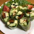 ナップ99's cooksnap of when they made 冷凍唐揚げで♡生春巻き.
