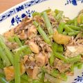 ♪KAORI009's cooksnap of when they made 山菜みずのサバ缶炒め.