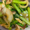あやママ99's cooksnap of when they made ご飯が進む★豚肉と小松菜のオイスター炒め.